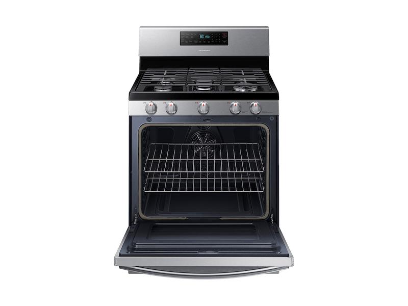 Samsung NX58T7511SS 5.8 cu. ft. Freestanding Gas Range with Air Fry and Convection in Stainless Steel