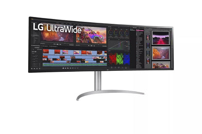 Lg 49WQ95CW 49 Inch Curved UltraWide™ DQHD 1440P Nano IPS 144Hz HDR 400 Monitor with G-SYNC® Compatible