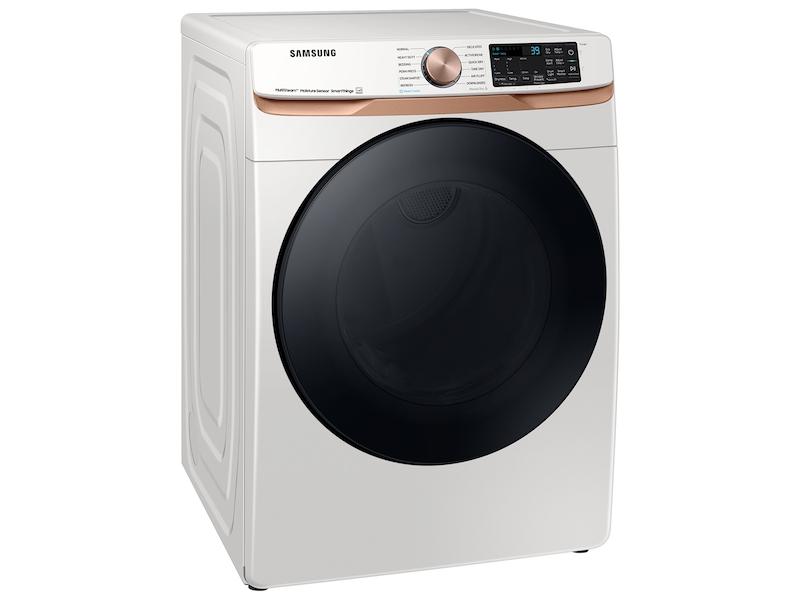 Samsung DVG50BG8300EA3 7.5 cu. ft. Smart Gas Dryer with Steam Sanitize+ and Sensor Dry in Ivory