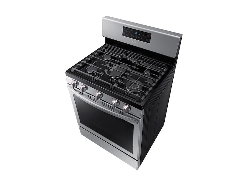 Samsung NX58T7511SS 5.8 cu. ft. Freestanding Gas Range with Air Fry and Convection in Stainless Steel
