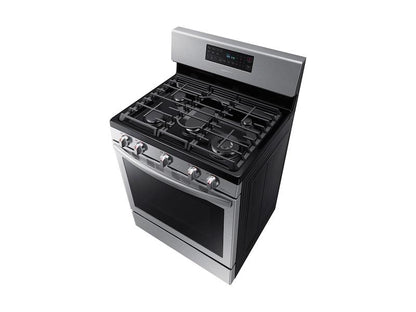 Samsung NX58T7511SS 5.8 cu. ft. Freestanding Gas Range with Air Fry and Convection in Stainless Steel