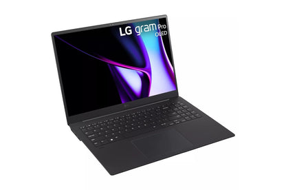 16Z90SPKADB8U1 LG gram Pro 16 Inch OLED Thin and Lightweight Laptop, Intel® Evo™ Edition - AI-enabled Intel® Core™ Ultra 7 processor, Windows 11 Home, 32GB RAM, 1TB SSD, Black