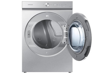 Samsung DVE53BB8900T Bespoke 7.6 cu. ft. Ultra Capacity Electric Dryer with AI Optimal Dry and Super Speed Dry in Silver Steel