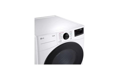Lg DLEX4080W 7.4 cu. ft. Ultra Large Capacity Smart Front Load ENERGY STAR Electric Dryer with Sensor Dry & Steam Technology
