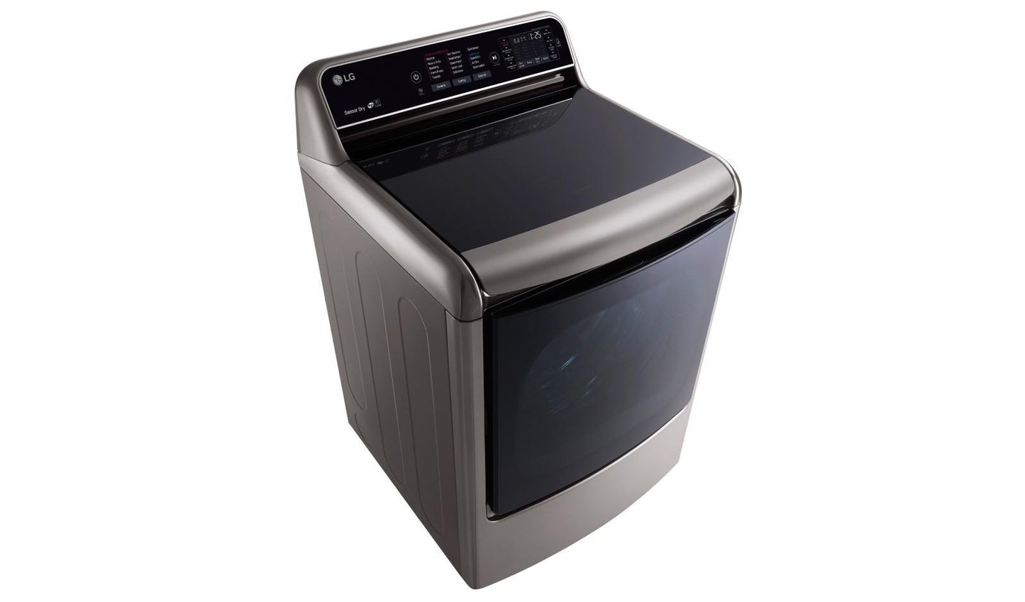 Lg DLGX7711VE 9.0 cu. ft. Mega Capacity TurboSteam™ Dryer with EasyLoad™ Door
