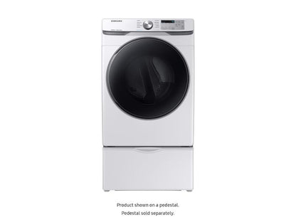 Samsung DVG45R6100W 7.5 cu. ft. Gas Dryer with Steam Sanitize+ in White