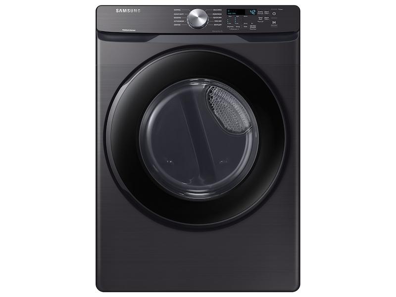 Samsung DVE45T6000V 7.5 cu. ft. Electric Dryer with Sensor Dry in Black Stainless Steel