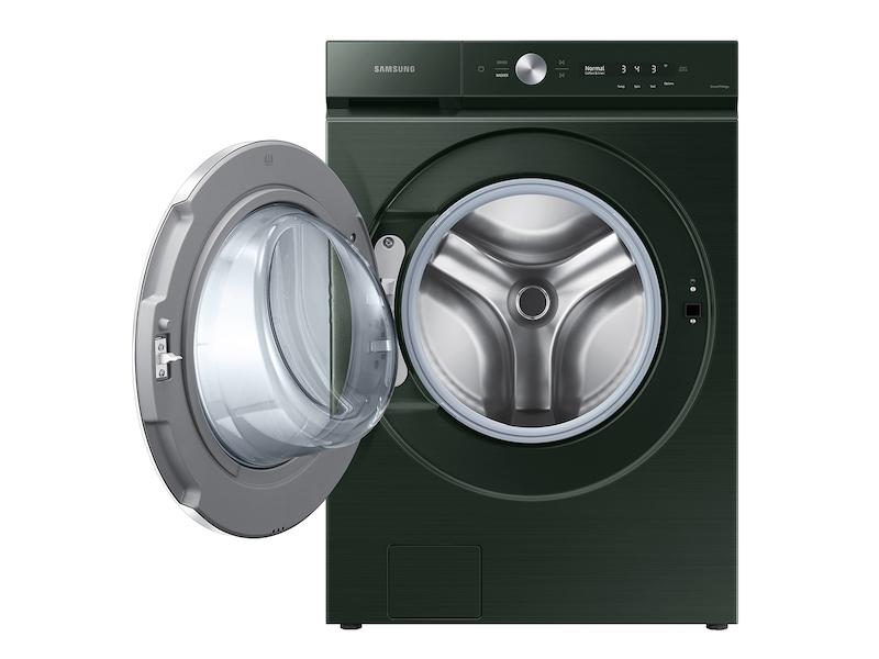 Samsung WF53BB8900AGUS Bespoke 5.3 cu. ft. Ultra Capacity Front Load Washer with AI OptiWash™ and Auto Dispense in Forest Green