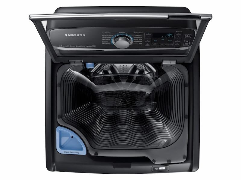 Samsung WA52M7750AV 5.2 cu. ft. activewash™ Top Load Washer in Black Stainless Steel