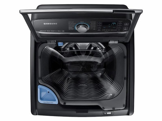 Samsung WA52M7750AV 5.2 cu. ft. activewash™ Top Load Washer in Black Stainless Steel