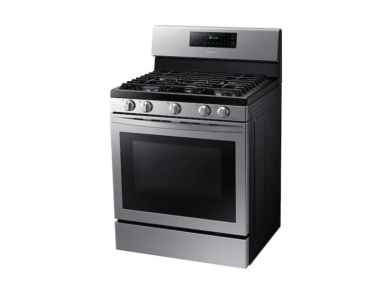 Samsung NX58T7511SS 5.8 cu. ft. Freestanding Gas Range with Air Fry and Convection in Stainless Steel