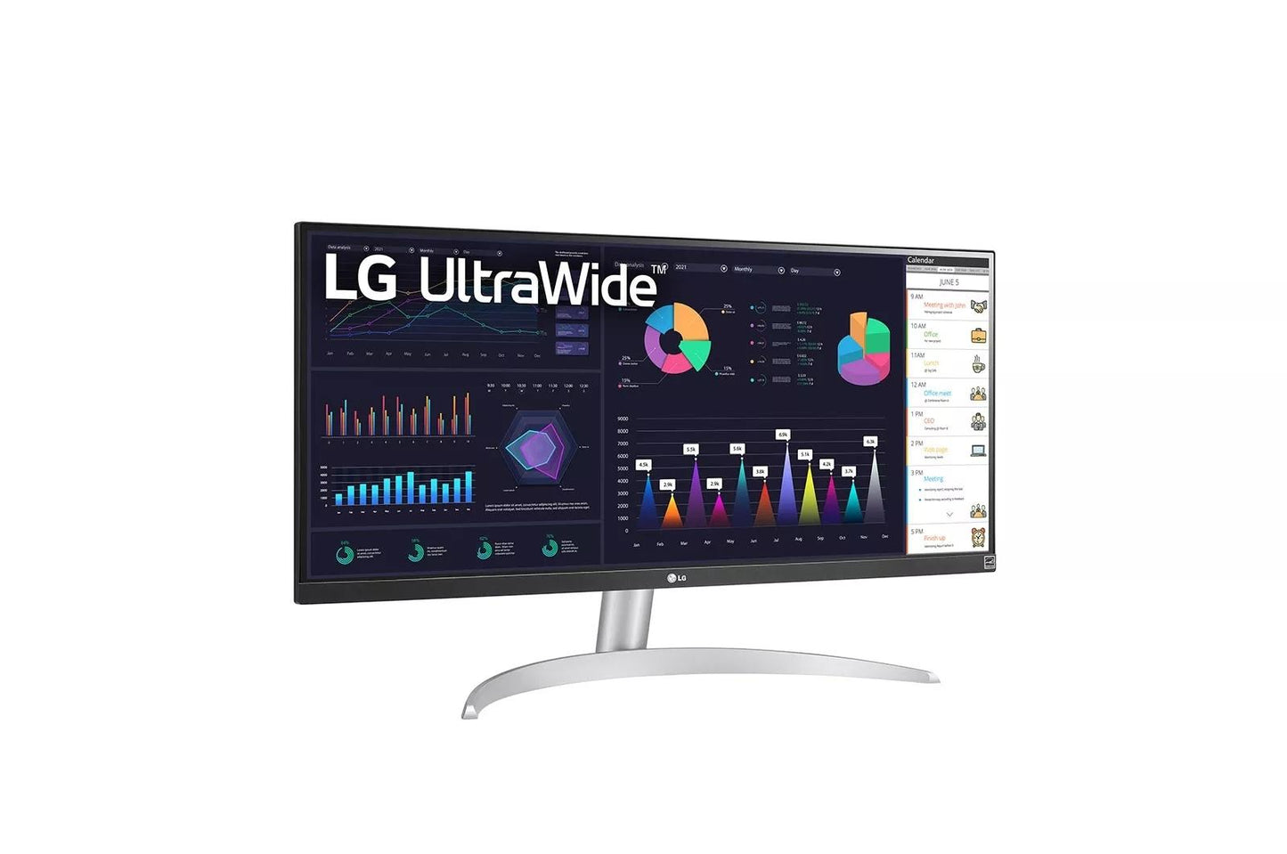 Lg 34WQ500B 34 Inch UltraWide FHD VESA DisplayHDR™ 400 IPS Monitor with AMD FreeSync™