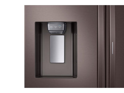 Samsung RF28R7351DT 28 cu. ft. Food Showcase 4-Door French Door Refrigerator in Tuscan Stainless Steel