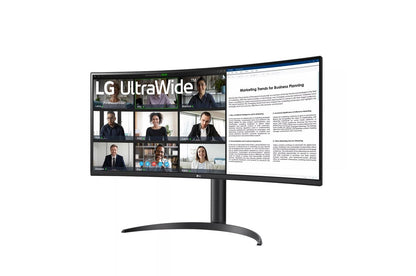 Lg 34WR55QCB 34 Inch UltraWide™ Curved Monitor with WQHD 1440P HDR10 Display 100Hz Refresh Rate and USB Type-C™
