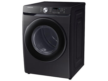 Samsung DVE45T6000V 7.5 cu. ft. Electric Dryer with Sensor Dry in Black Stainless Steel