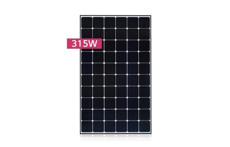 Lg LG315N1CG4 High Efficiency LG NeON® 2 Module Cells: 6 x 10 Module efficiency 19.2% Connector Type: MC4, MC4 Compatible, IP67