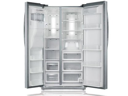 Samsung RS25H5111SR 25 cu. ft. Side-by-Side Refrigerator with In-Door Ice Maker in Stainless Steel