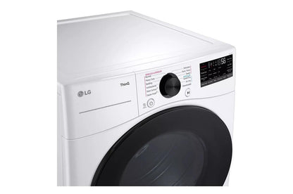 Lg DLGX4081W 7.4 cu. ft. Ultra Large Capacity Smart Front Load ENERGY STAR Gas Dryer with Sensor Dry & Steam Technology