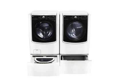 Lg WM5000HWAWD100CWDLEX5000WWDP4W 5.5 Total Capacity LG TWINWash™ Bundle with LG SideKick™ and Electric Dryer