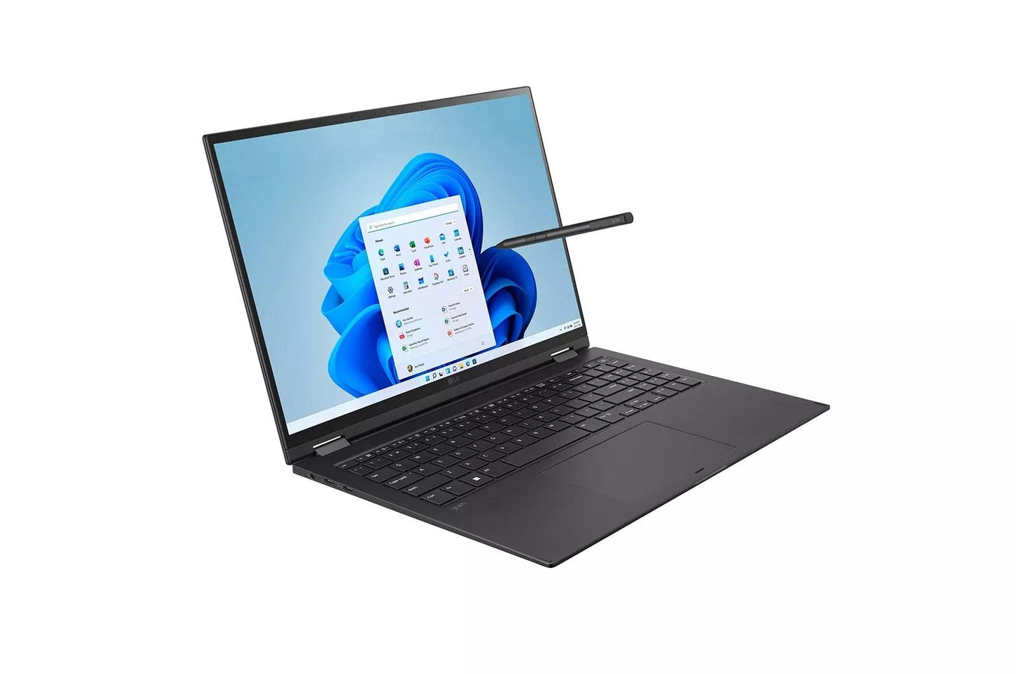 16T90QKAAC7U1 LG gram 16 Inch 2-in-1 Lightweight Laptop, Intel® 12th Gen Core® i7 Evo™ Platform, Windows 11 Home, 16GB RAM, 512GB SSD, Black