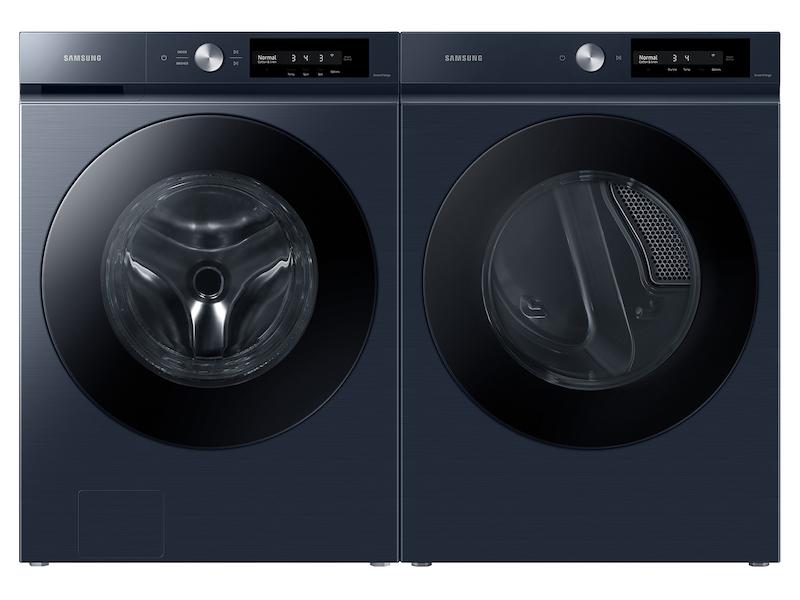 Samsung DVE46BB6700DA3 Bespoke 7.5 cu. ft. Large Capacity Electric Dryer with Super Speed Dry and AI Smart Dial in Brushed Navy