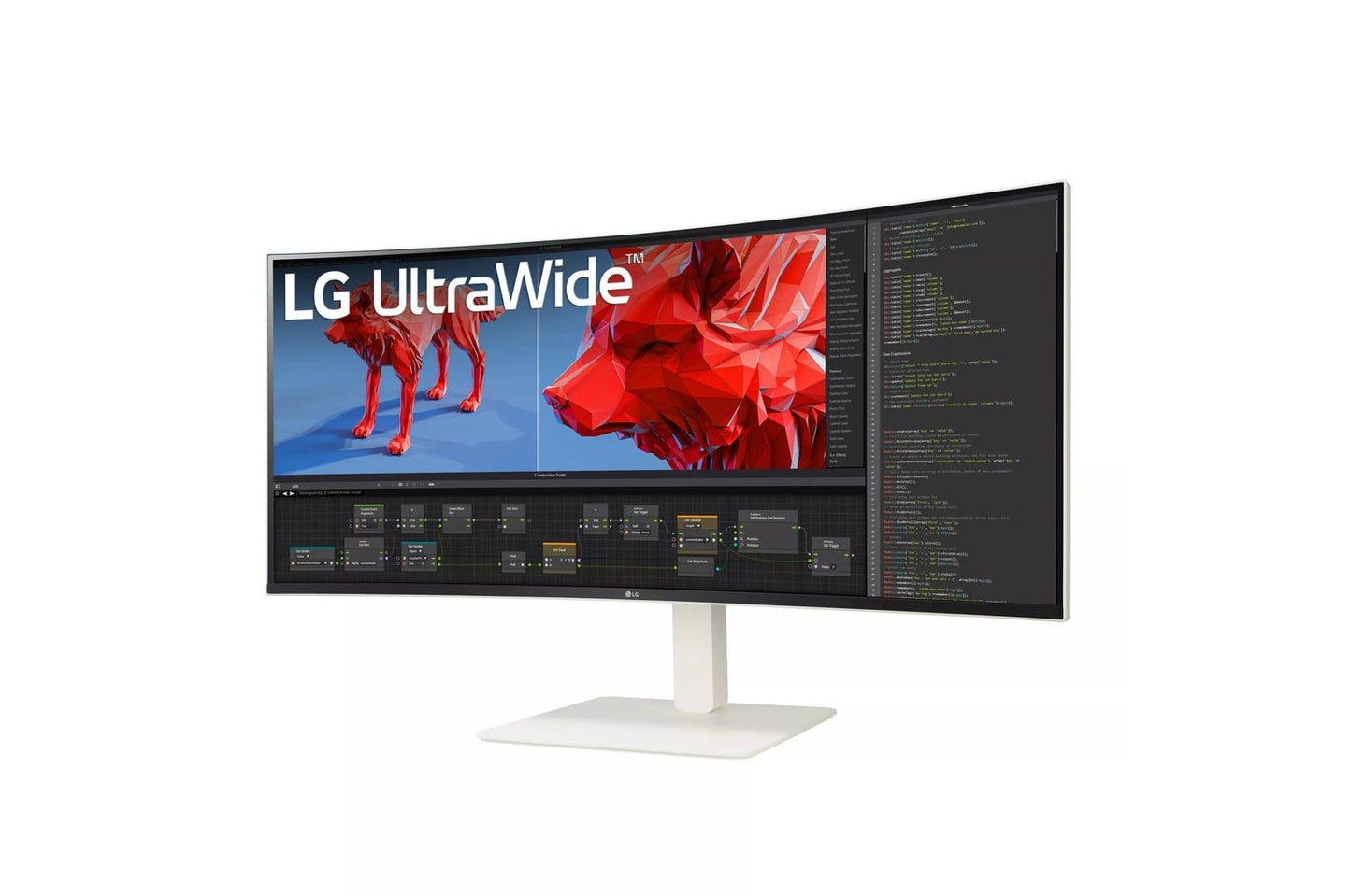 Lg 38WR85QCW 38 Inch UltraWide™ Curved Monitor with WQHD Nano IPS Display with VESA DisplayHDR 600 and 144Hz Refresh Rate