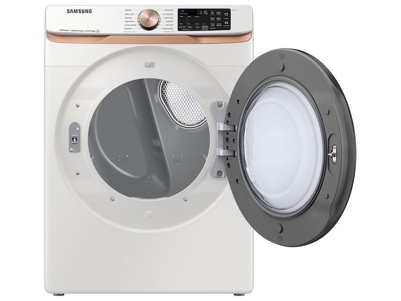 Samsung DVG50BG8300EA3 7.5 cu. ft. Smart Gas Dryer with Steam Sanitize+ and Sensor Dry in Ivory