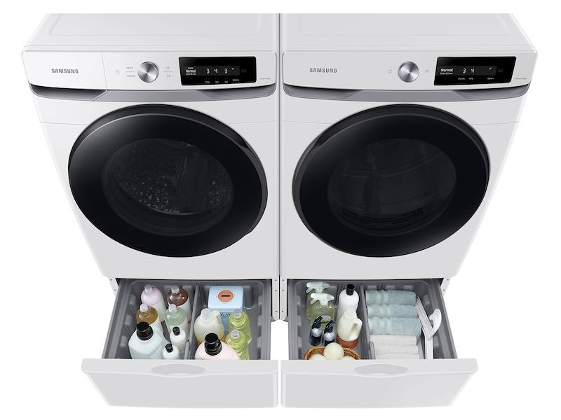Samsung DVE45A6400W 7.5 cu. ft. Smart Dial Electric Dryer with Super Speed Dry in White