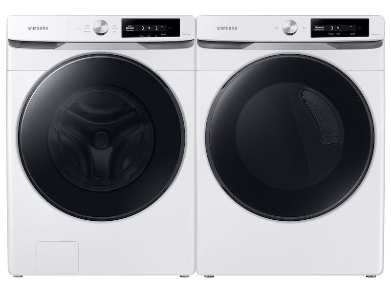 Samsung DVE45A6400W 7.5 cu. ft. Smart Dial Electric Dryer with Super Speed Dry in White