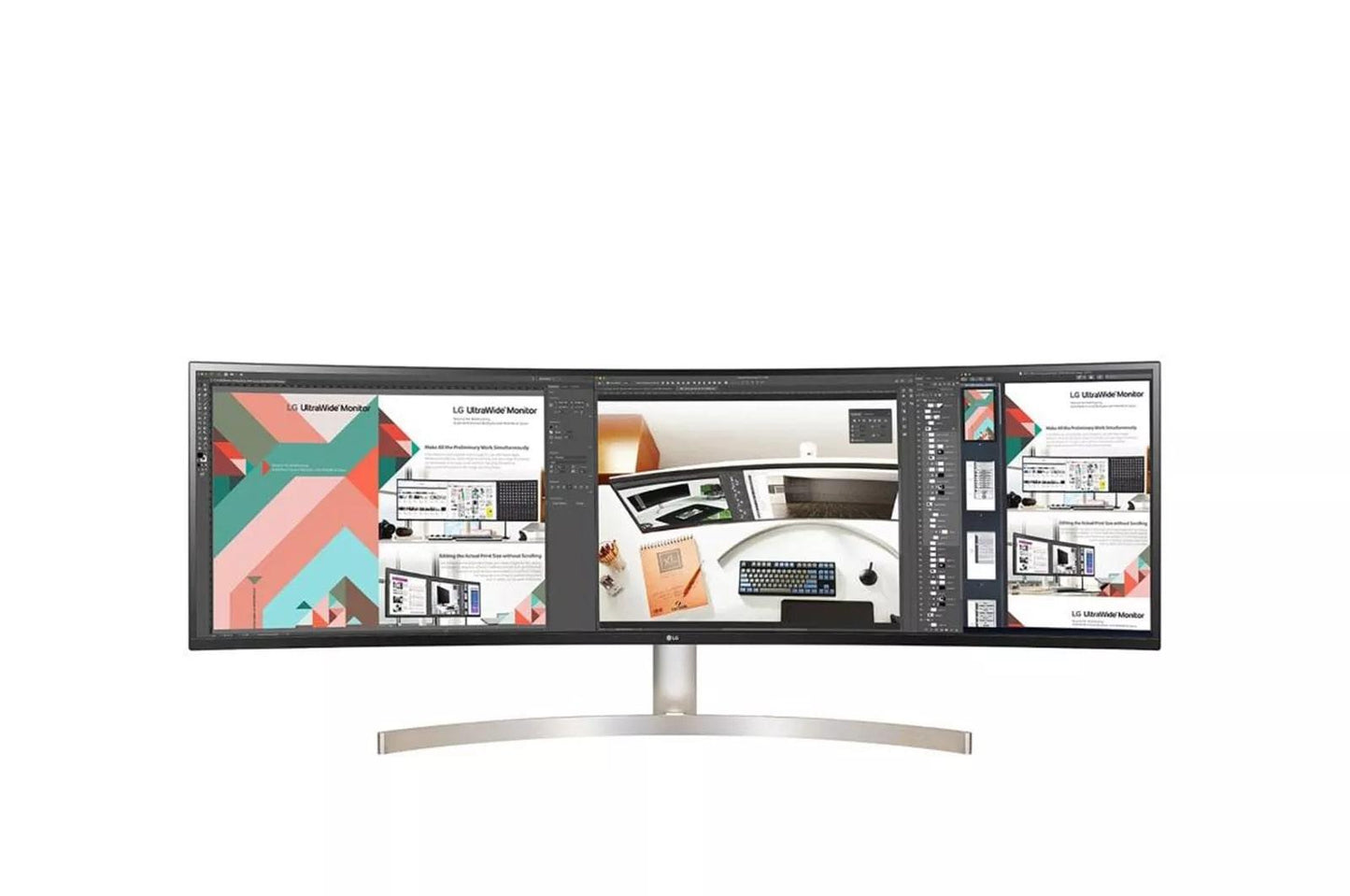 49WL95CWE LG 49WL95C-WE 49 Inch 32:9 UltraWide Dual QHD 1440P IPS Curved LED Monitor with HDR 10