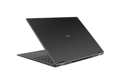 16T90QKAAC7U1 LG gram 16 Inch 2-in-1 Lightweight Laptop, Intel® 12th Gen Core® i7 Evo™ Platform, Windows 11 Home, 16GB RAM, 512GB SSD, Black