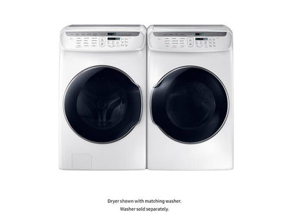 Samsung DVE55M9600W 7.5 cu. ft. Smart Electric Dryer with FlexDry™ in White