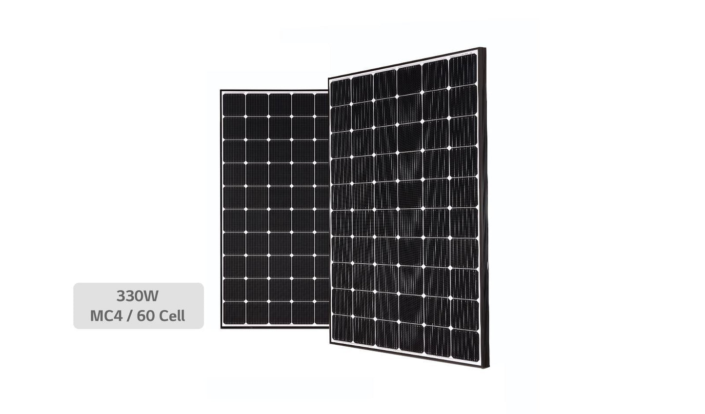 Lg LG330N1CA5 High Efficiency LG NeON® 2 Module Cells: 6 x 10 Module efficiency 19.3% Connector Type: MC4