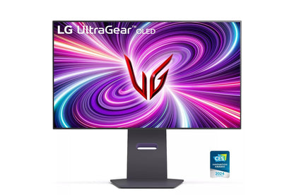 Lg 32GS95UEB 32 Inch UltraGear™ OLED Dual Mode 4K UHD 240Hz or FHD 480Hz 0.03ms G-Sync Compatible Gaming Monitor with Pixel Sound - 32GS95UE-B