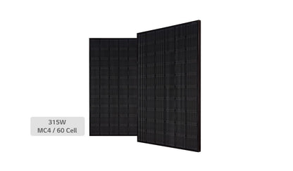Lg LG315N1KA5 High Efficiency LG NeON® 2 Black Module Cells: 6 x 10 Module efficiency 18.4% Connector Type: MC4