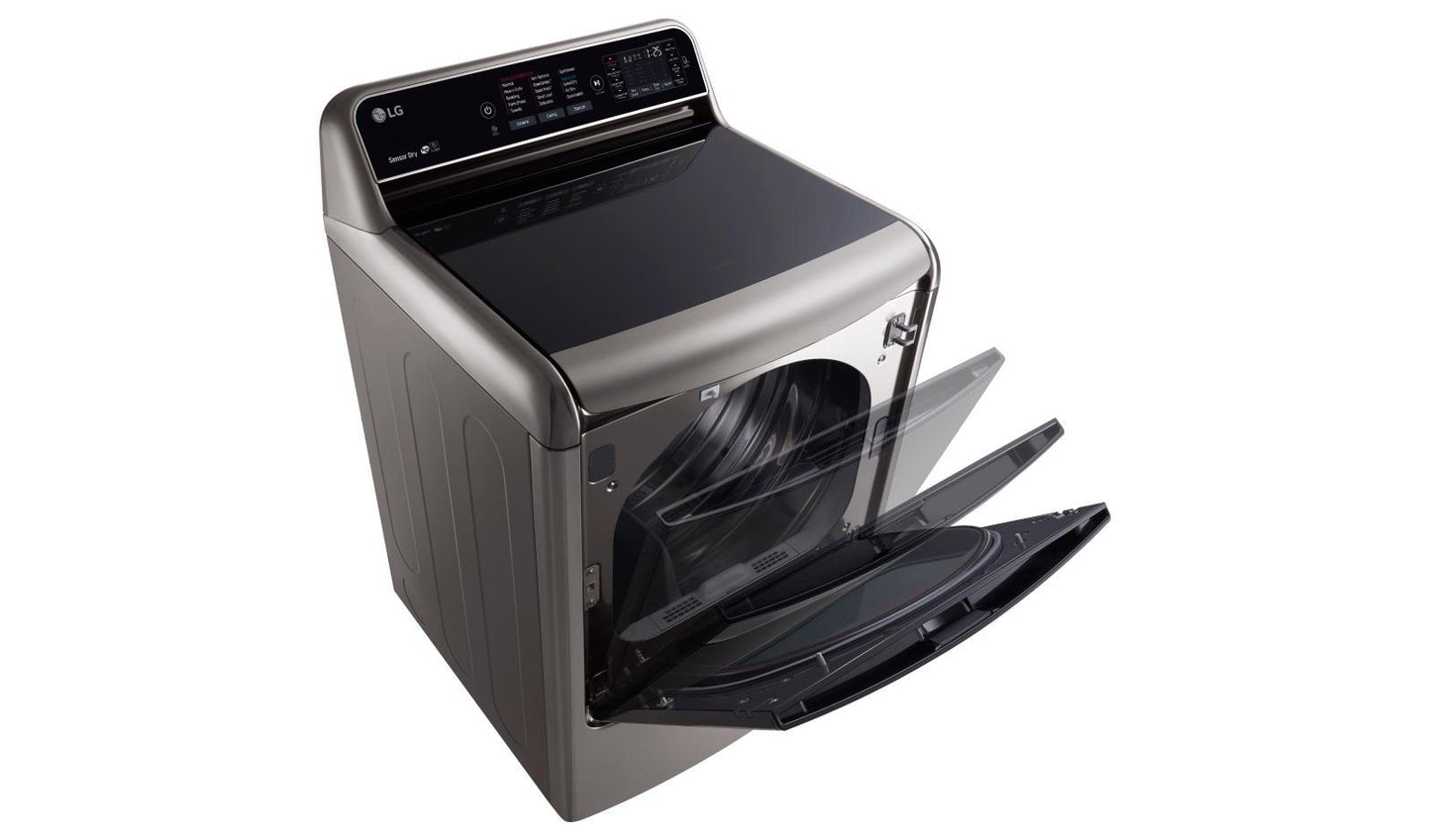 Lg DLGX7711VE 9.0 cu. ft. Mega Capacity TurboSteam™ Dryer with EasyLoad™ Door