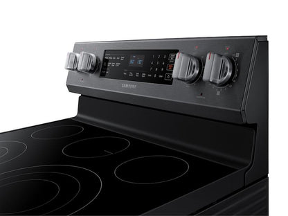 Samsung NE59R6631SG 5.9 cu. ft. Freestanding Electric Range with True Convection in Black Stainless Steel