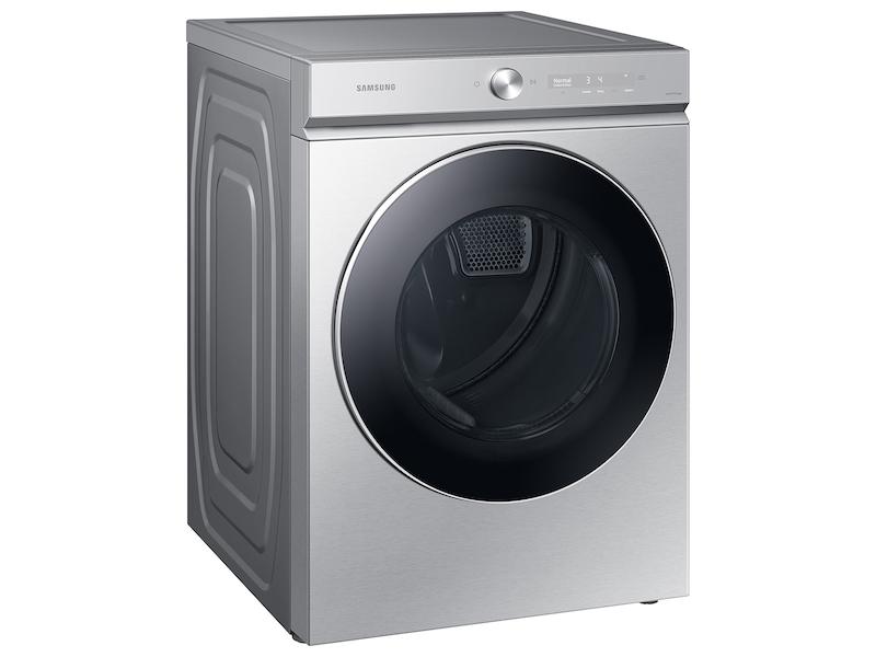 Samsung DVE53BB8900T Bespoke 7.6 cu. ft. Ultra Capacity Electric Dryer with AI Optimal Dry and Super Speed Dry in Silver Steel