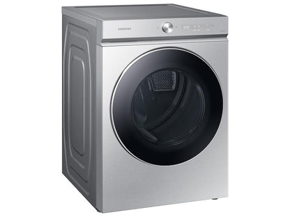 Samsung DVE53BB8900T Bespoke 7.6 cu. ft. Ultra Capacity Electric Dryer with AI Optimal Dry and Super Speed Dry in Silver Steel