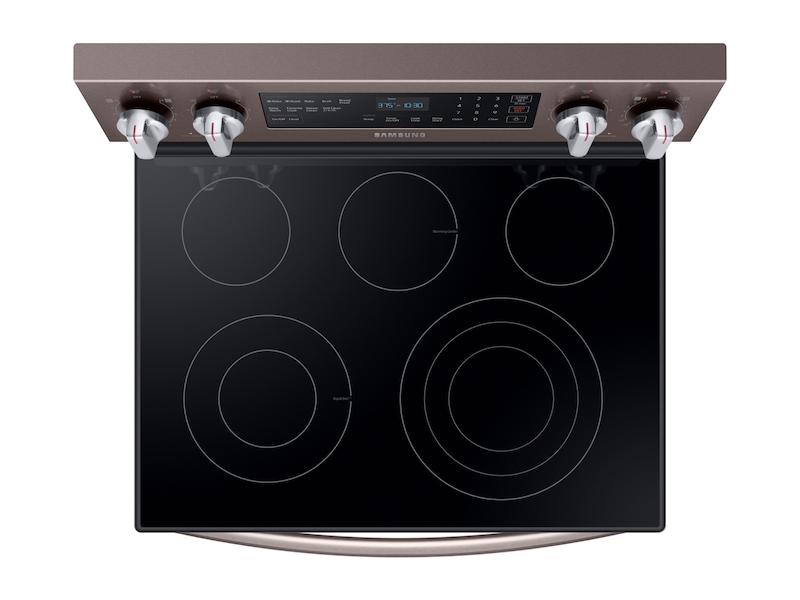 Samsung NE59R6631ST 5.9 cu. ft. Freestanding Electric Range with True Convection in Tuscan Stainless Steel