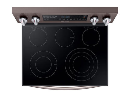 Samsung NE59R6631ST 5.9 cu. ft. Freestanding Electric Range with True Convection in Tuscan Stainless Steel