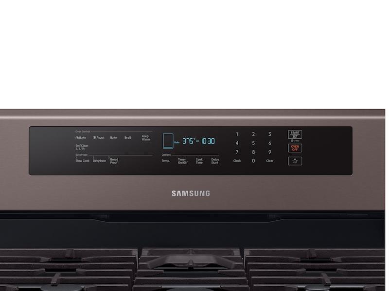 Samsung NX58R6631ST 5.8 cu. ft. Freestanding Gas Range with True Convection in Tuscan Stainless Steel