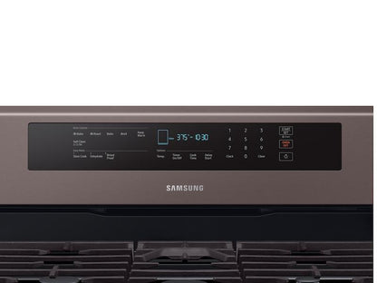 Samsung NX58R6631ST 5.8 cu. ft. Freestanding Gas Range with True Convection in Tuscan Stainless Steel