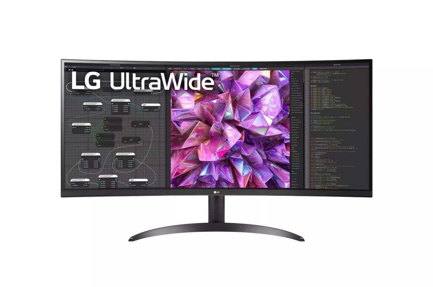 Lg 34WQ60CB 34 Inch Curved UltraWide™ QHD 1440P IPS HDR 10 Monitor with Dual Controller & OnScreen Control