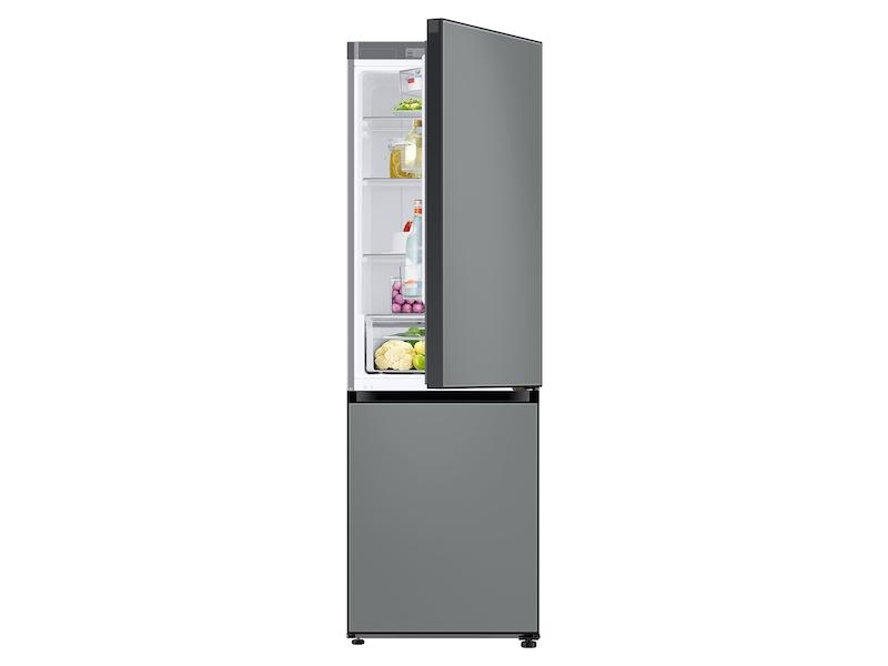 Samsung RB12A300631 12.0 cu. Ft. Bespoke Bottom Freezer Refrigerator with Flexible Design in Grey Glass