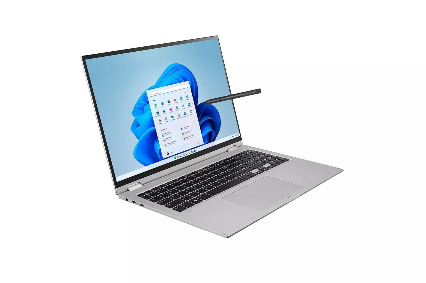 16T90QKAAC8U1 LG gram 16 Inch 2-in-1 Lightweight Laptop, Intel® 12th Gen Core® i7 Evo™ Platform, Windows 11 Home, 16GB RAM, 1TB SSD, Silver
