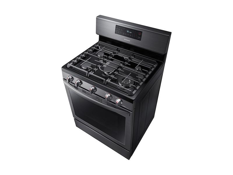 Samsung NX58T7511SG 5.8 cu. ft. Freestanding Gas Range with Air Fry and Convection in Black Stainless Steel