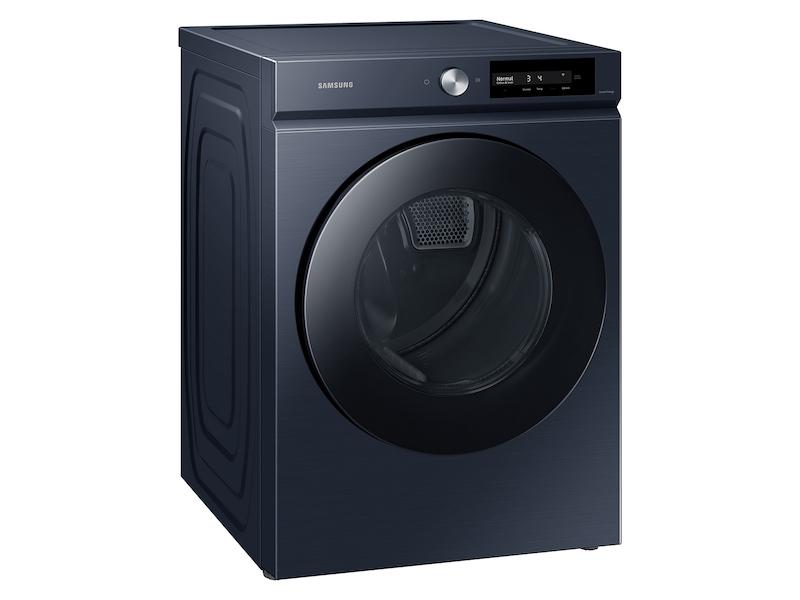 Samsung DVE46BB6700DA3 Bespoke 7.5 cu. ft. Large Capacity Electric Dryer with Super Speed Dry and AI Smart Dial in Brushed Navy