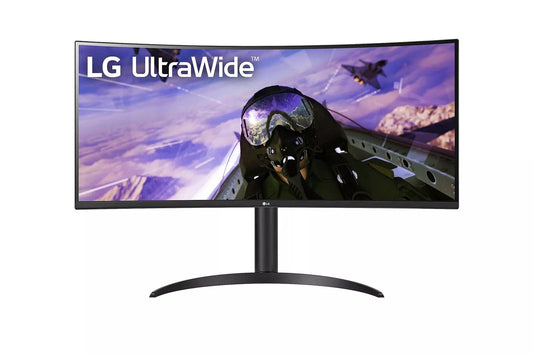 Lg 34WP65CB 34 Inch Curved UltraWide QHD 1440P HDR FreeSync™ Premium Monitor with 160Hz Refresh Rate