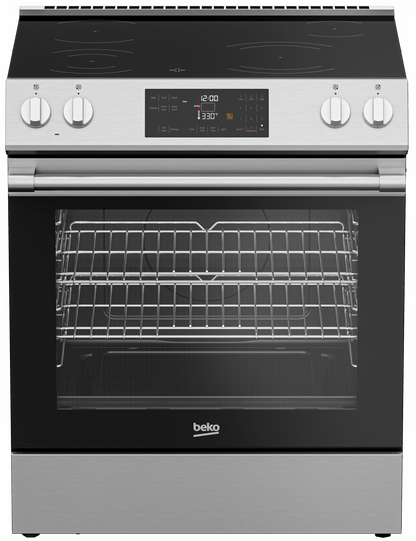 Beko SLER30423SS 30" Slide-InRange